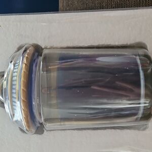 Noble Excellence 8Oz Candle With Lid Jewels Sapphire Set